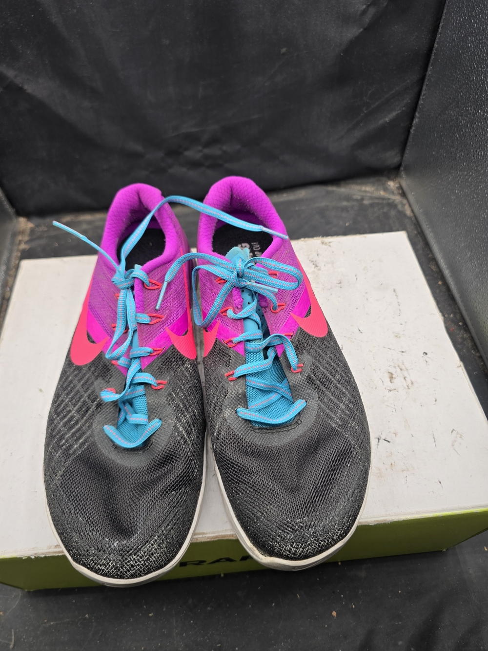 Nike Women's Black, Pink & Blue Athletic Sneakers